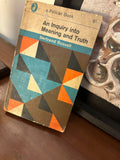 An Enquiry into Meaning and Truth – Bertrand Russell (Pelican Paperback, 1962)