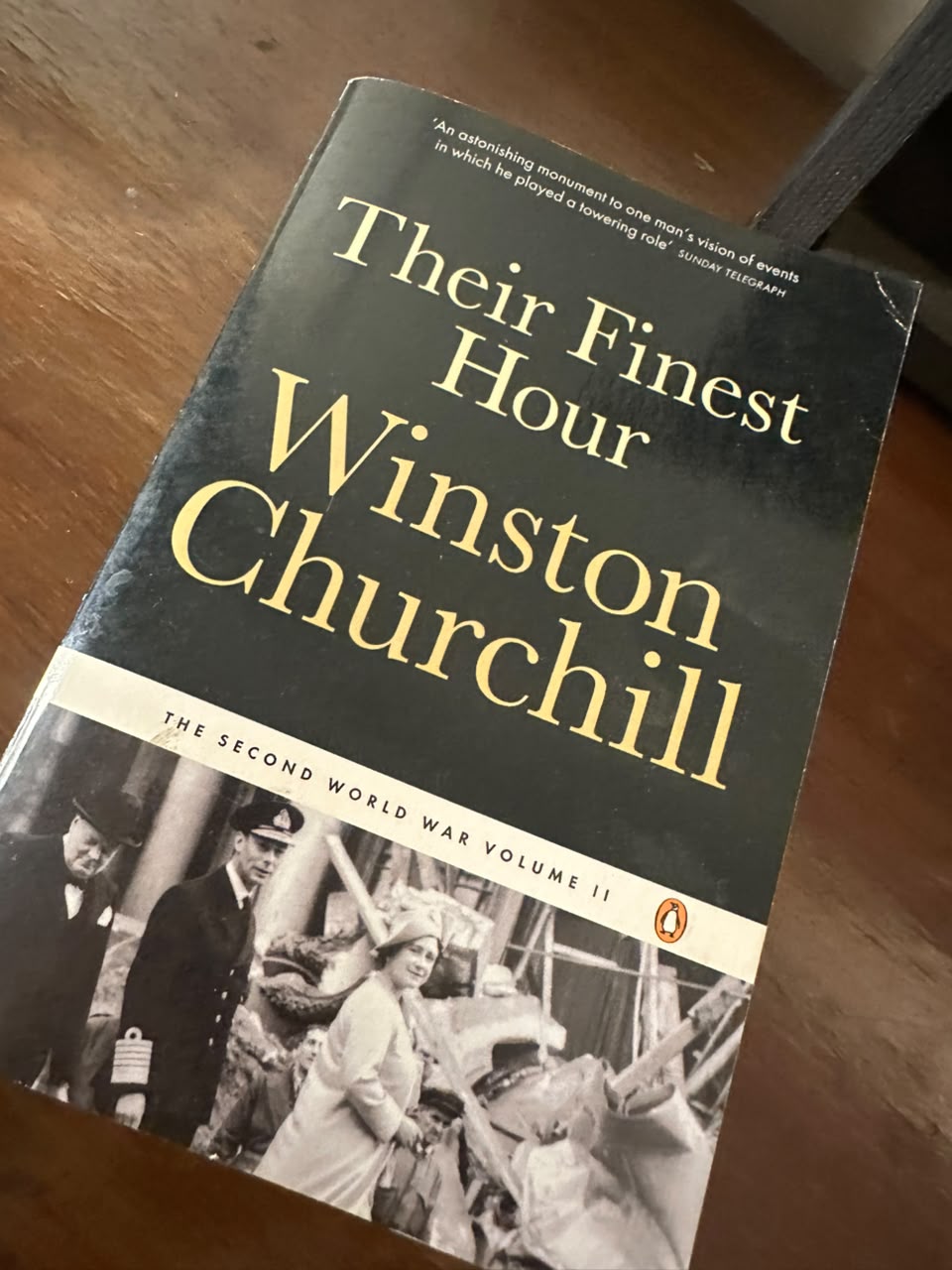 Their Finest Hour (The Second World War, Volume 2) by Winston S. Churchill (Penguin Books) — Pre-Loved Edition
