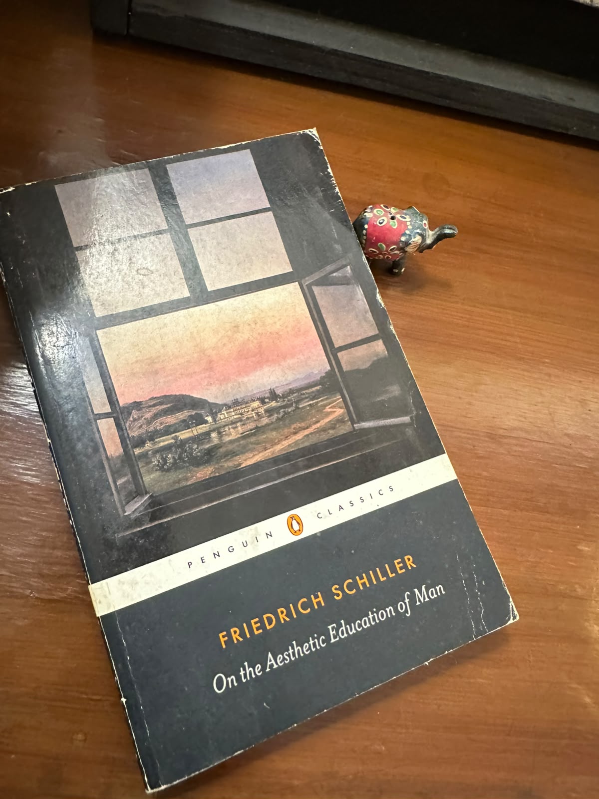 On the Aesthetic Education of Man by Friedrich Schiller (Penguin Classics) — Pre-Loved Edition